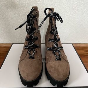 NEW Brown Faux Suede Boots